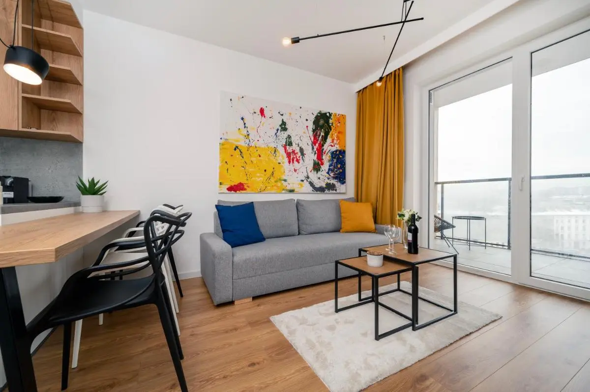 Image 3 of 9th Floor Łódź Manufaktura Apartments with Parking by Rentujemy