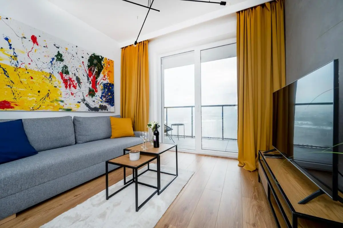 Image 4 of 9th Floor Łódź Manufaktura Apartments with Parking by Rentujemy