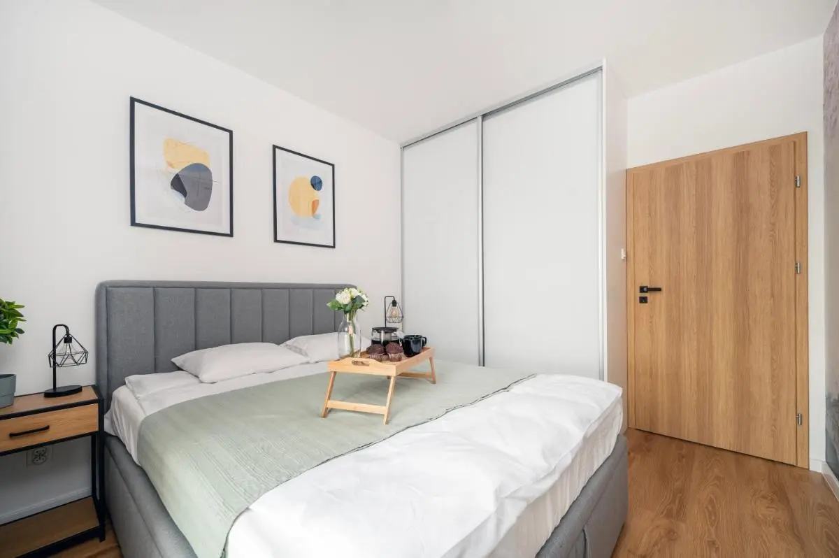 Image 1 of 9th Floor Łódź Manufaktura Apartments with Parking by Rentujemy