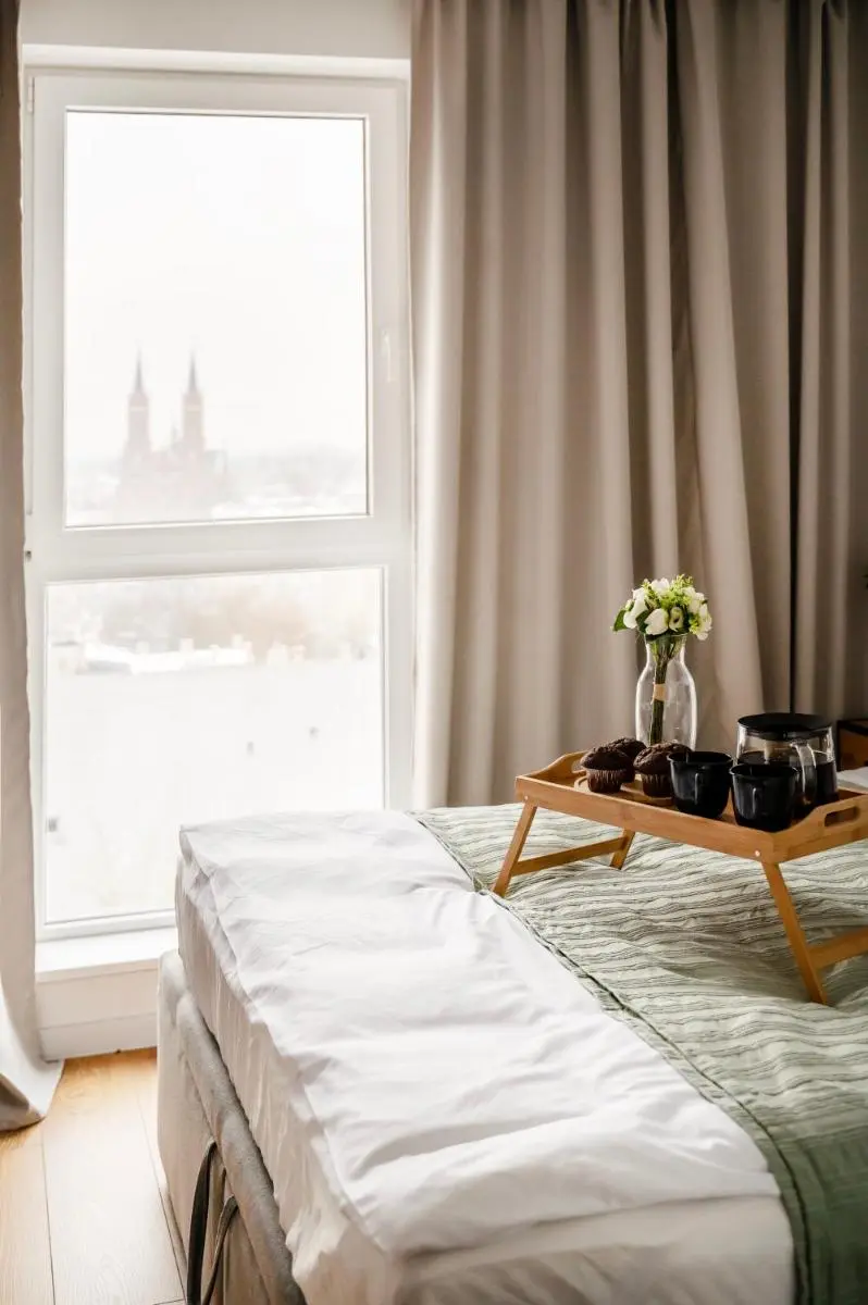 Image 6 of 9th Floor Łódź Manufaktura Apartments with Parking by Rentujemy