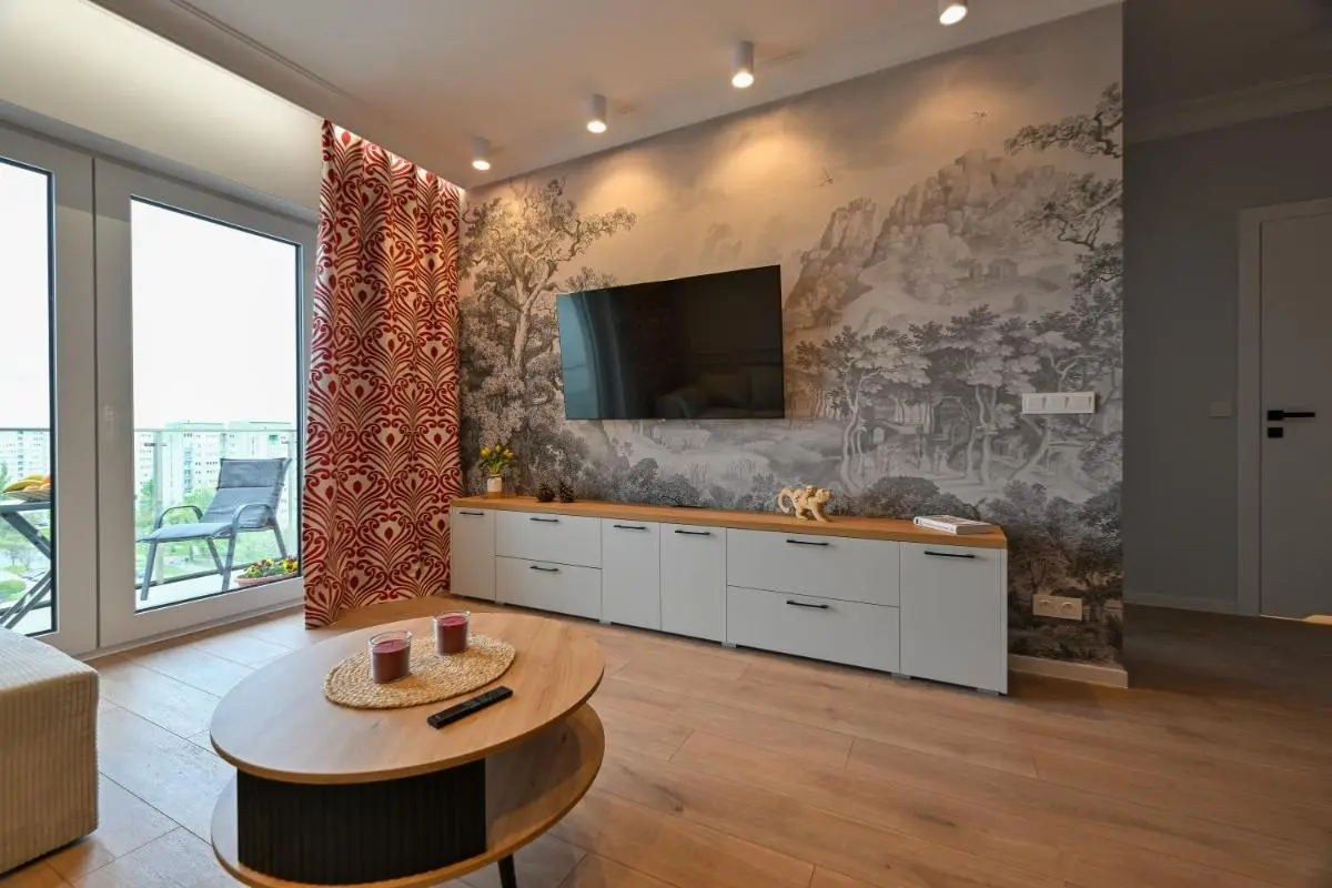 Image 4 of Apartament w stylu Feng Shui na 10 piętrze z widokiem, bezpłatny parking, nowy budynek, dostęp na kod