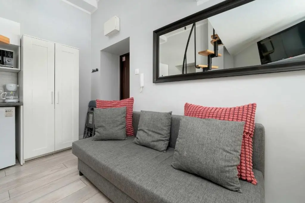Image of Cozy Studios Mielczarskiego with Mezzanine in Łódź by Noclegi Renters