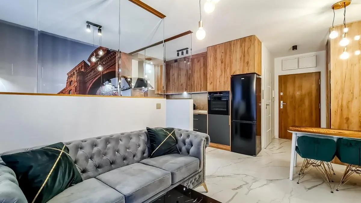 Image 1 of Gold Apartament przy Księżym Młynie – Garaż – Dostęp na Kod – FV