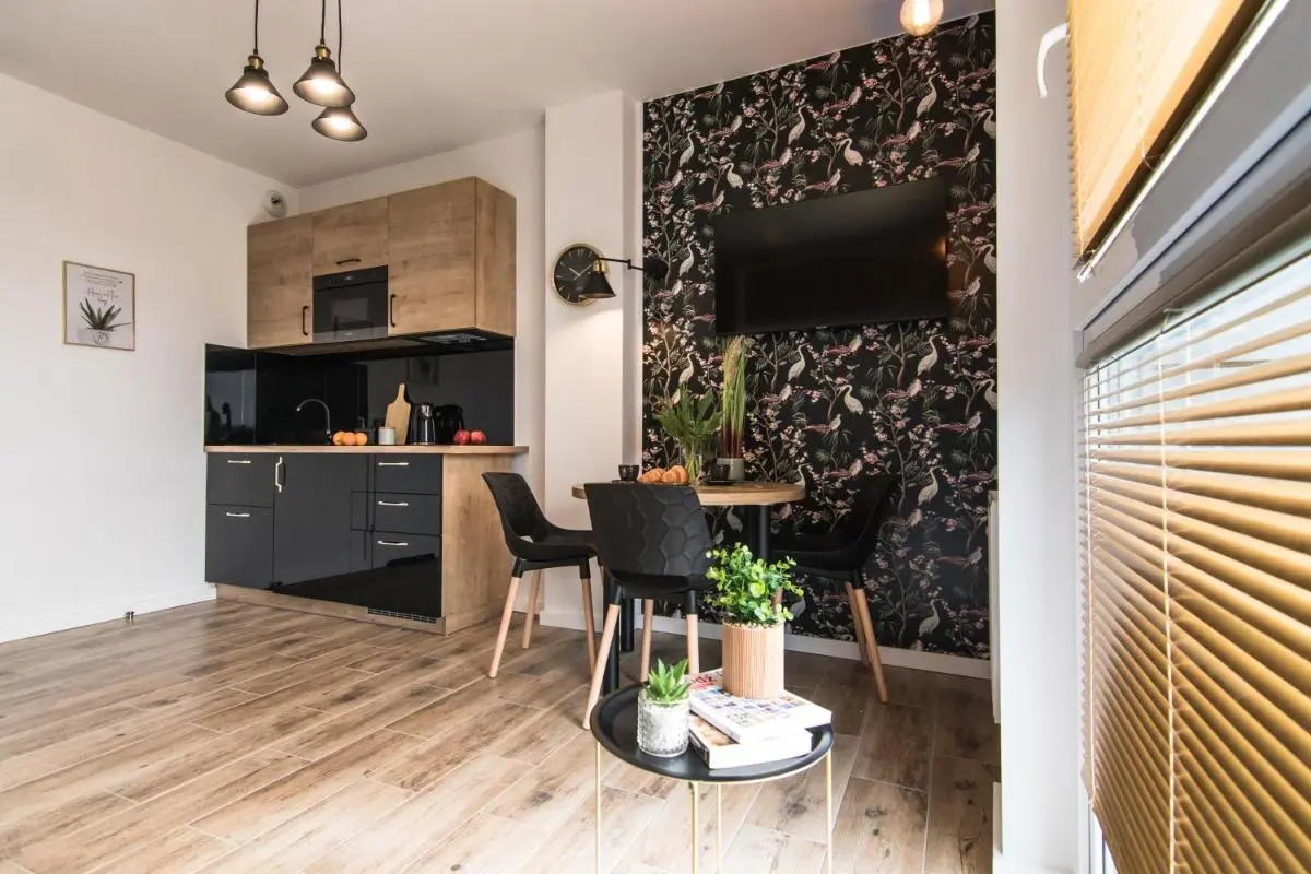 Image 6 of Heron – 77 Apartments Wigury – Dostęp na KOD – Parking – Smaczna Kawa – Centrum – Blisko Piotrkowska – Galeria – Widok na miasto – Klimatyzacja – 7 piętro – FV