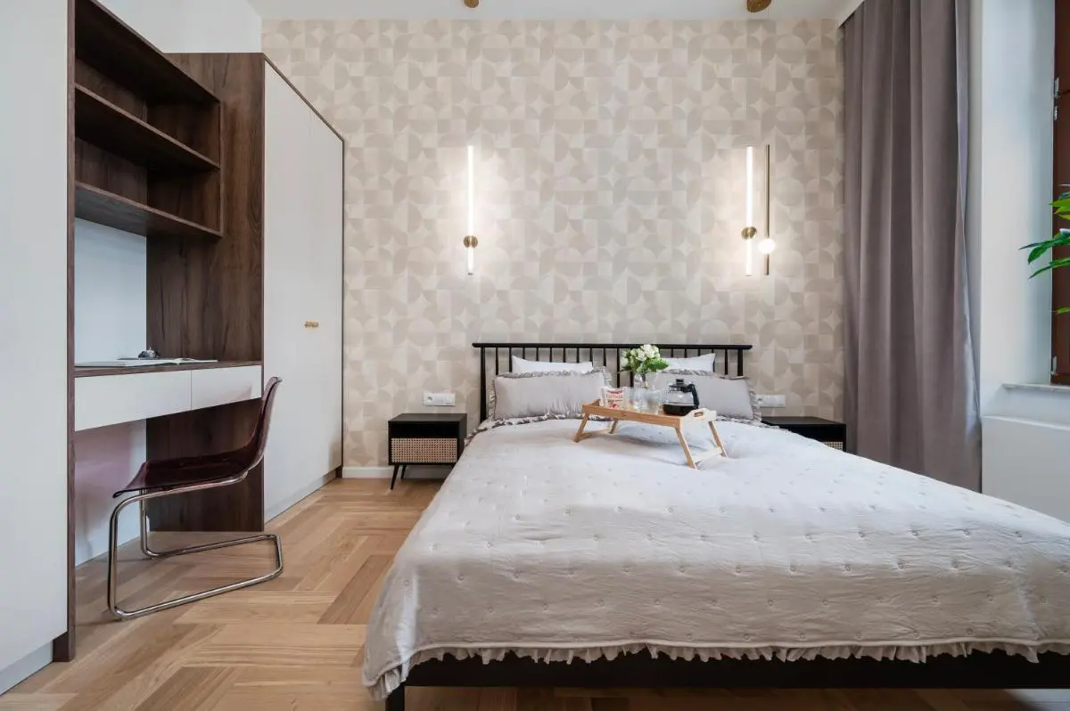 Image 1 of Łódź Downtown Apartment – 42m2, Workspace – by Rentujemy