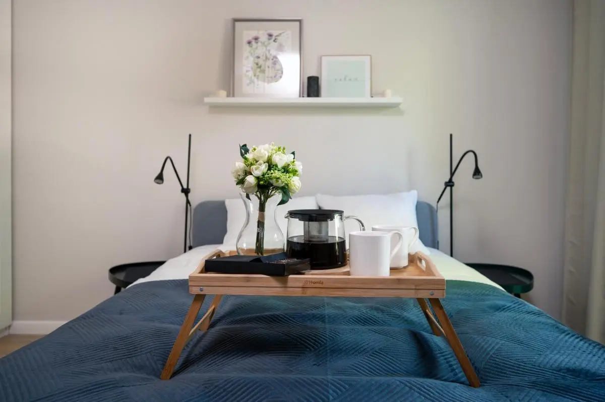 Image 6 of Łódź Fabryczna Apt – Workspace, Balcony – by Rentujemy