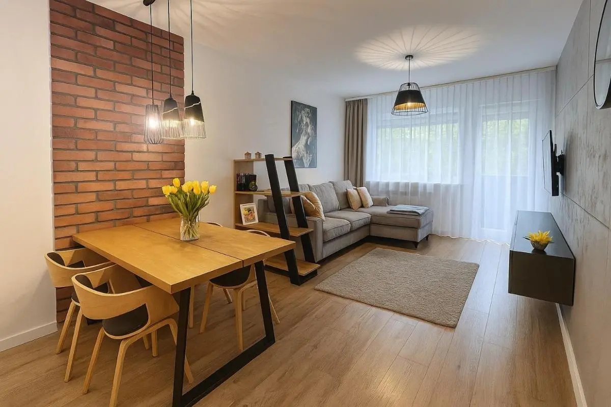 Image 3 of M&S Lux Apartments Pojezierska – Balkon z widokiem, klimatyzacja i blisko Manufaktury