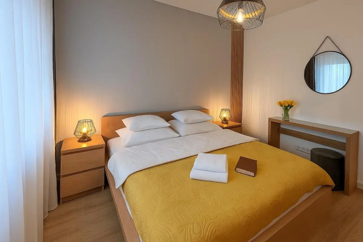 Image 5 of M&S Lux Apartments Pojezierska – Balkon z widokiem, klimatyzacja i blisko Manufaktury