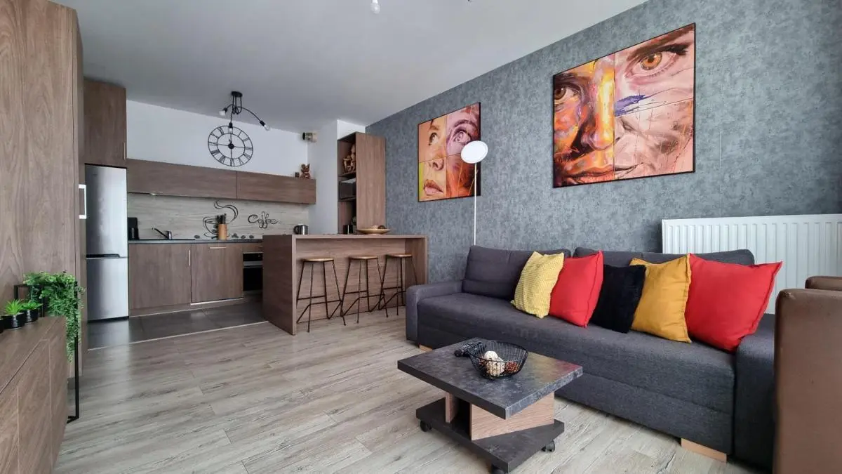 Image 6 of Q Apart Gold- 3 pokojowy klimatyzowany apartament przy Manufakturze z garażem Gratis, FV